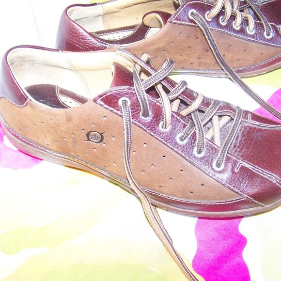 Born Lace Up Leather Shoes Sz 6.5 - Picture 3 of 5